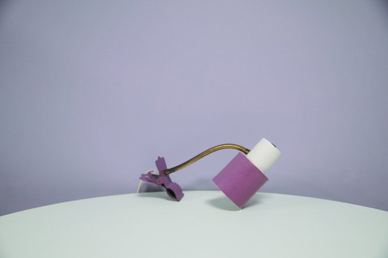 Image 1 of purple clip lamp Hala Zeist