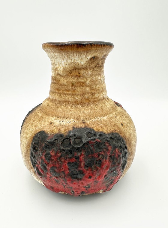 Image 1 of Bay West Germany Vase Fat Lava