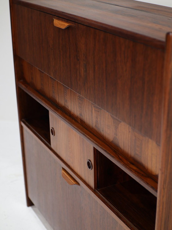 Mobile bar Johannes Andersen in palissandro, stile danese anni '50. – Wood, Vintage (photo 8 of 18)