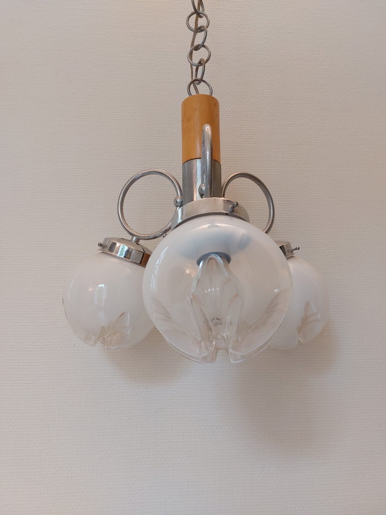 Image 1 of Lampe suspendue murano vintage
