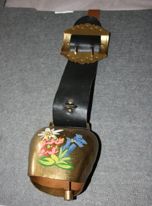 Wunderschöne 1980er Französisch / Schweizer Kuhglocke