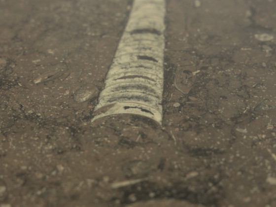 Image 1 of Tavolino da caffè in granito su struttura in legno, anni '60