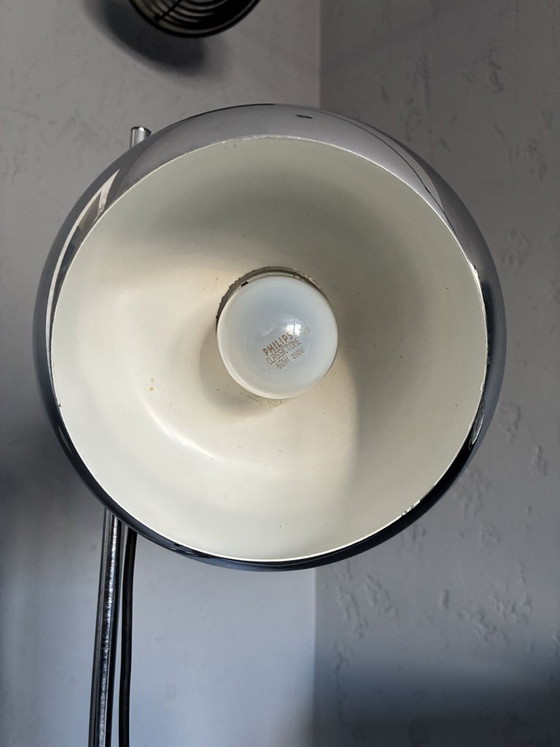 Lampada da terra Koch & Lowy for OMI, due faretti cromati, anni '70, Lampade da terra, Cromo, Argentato (foto 6 di 8)