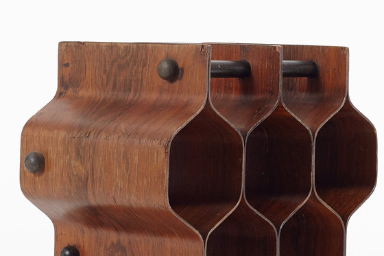 Image 1 of Torsten Johansson AB Formträ Wine rack Swedish 1960s