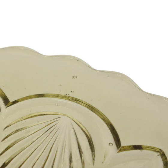 Fuente para pasteles Art Déco, fuente para repostería, vidrio prensado, 27 cm. – Accesorios de mesa, Glass (photo 9 of 11)