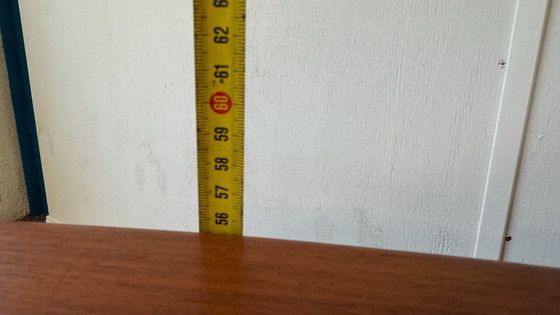 Image 1 of table basse ovale vintage en teck