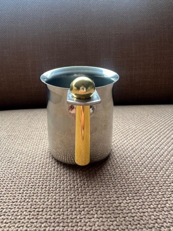 Image 1 of Guido Bergna “Kitty Oro” roomkan / lattiera – Italia, ca. 1960-70