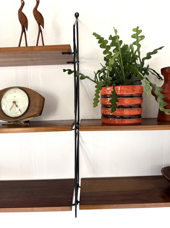 Image 1 of Vintage XL wall rack, WHB Germany '60