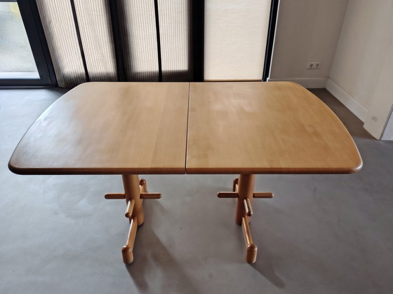 Vintage Pendulum Dining Table – Stokke, Wood (photo 5 of 15)