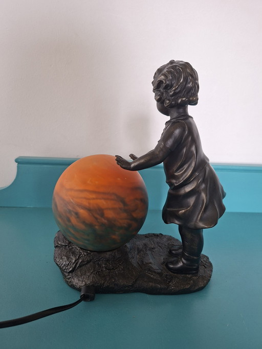 Vintage Art Nouveau tafellamp