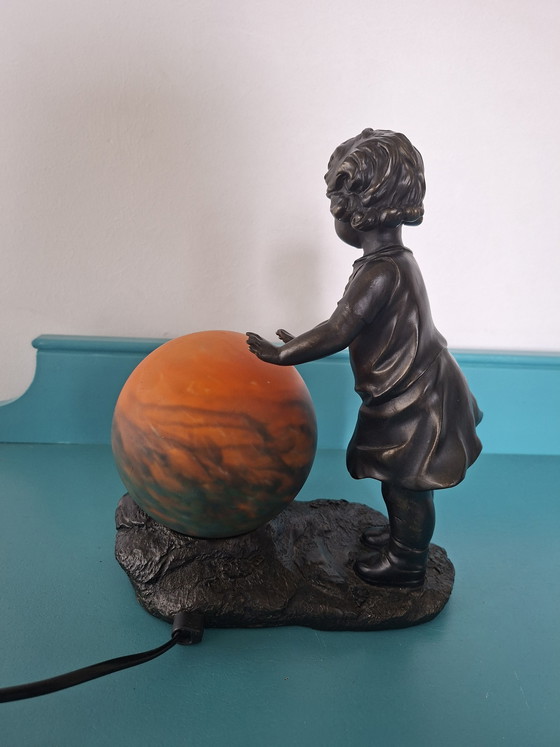 Image 1 of Vintage Art Nouveau tafellamp