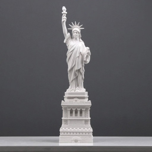 1x Full Marble Sculpture Statue of Liberty USA