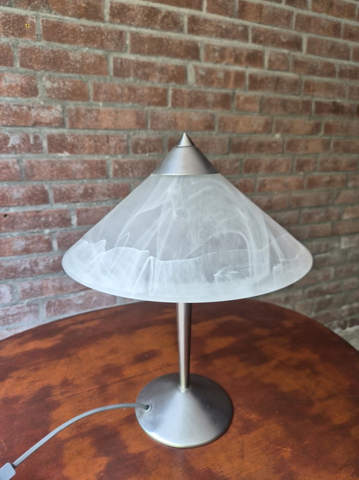 Vintage glass table lamp