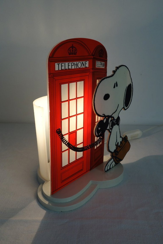 Image 1 of Vintage Snoopy Table Lamp by Nuova Linea Zero, 1980s