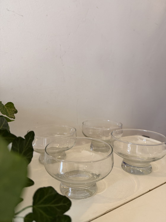 Image 1 of Set di 4 bicchieri da coppa in cristallo