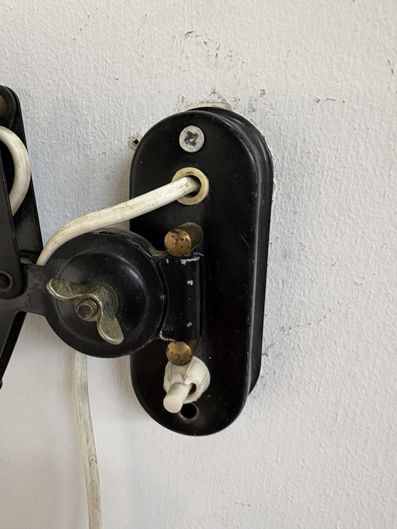 Image 1 of Hala gele schaarlamp jaren’60