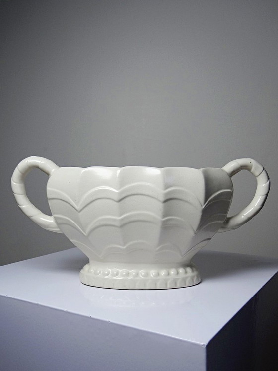 Image 1 of Small vintage Art Deco planter, Price Brothers England, earthenware, 1950s