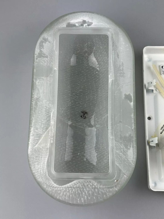 Image 1 of Lampada da parete anni '60-'70 Peill &amp; Putzler Germania vetro metallo Space Age Design