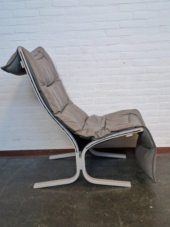 2x Siesta lounge armchairs by Ingmar Relling, 1960s – Westnofa, Leather, Wood, Vintage (photo 4 of 10)