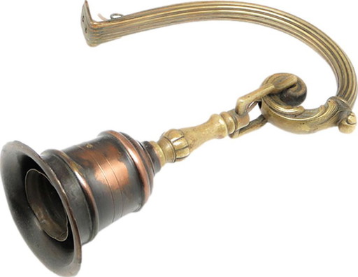 Eclectic Wall Lamp, Poland, 1890s – wandlampen, Brass, Copper