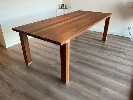Image 1 of Bert Plantagie dining table made of cherry wood