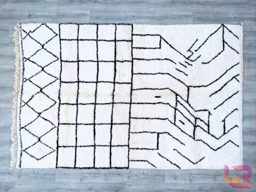 Luxe handgemaakte Marokkaanse tafel 280cm x 180cm – vloerkleden en tapijten, Cotton (photo 2 of 8)