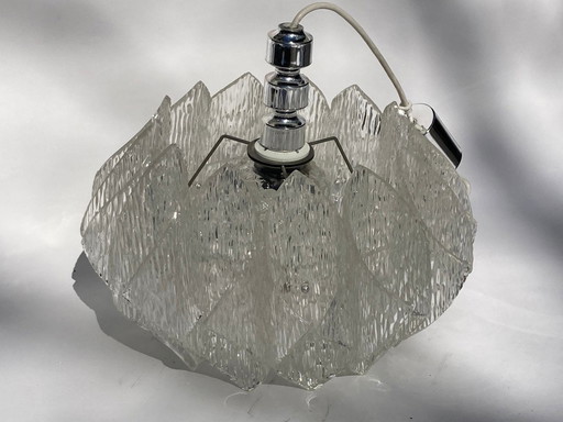 Acrylic Ice Glass Chandelier, Germany, 1970S