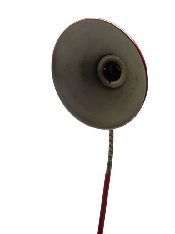 Postmodern Polish Bedside Lamp in Glass and Metal, 1980s – Polam, Table lamps (photo 7 of 8)