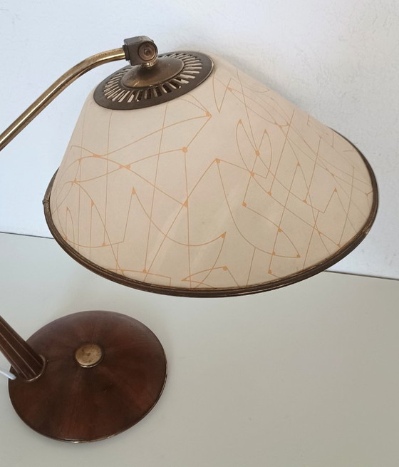 Lampada da scrivania anni Cinquanta domata – Temde, Lampade da scrivania, Metal, Wood (photo 4 of 10)