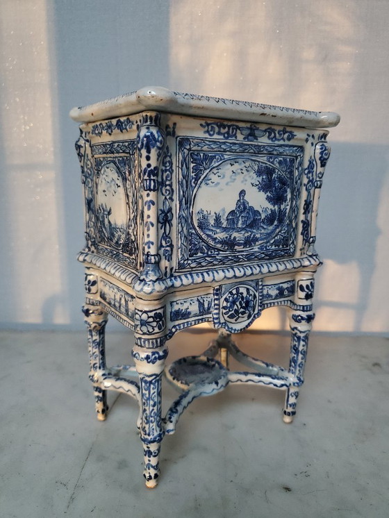 Image 1 of Pot couvert - Faïence de Delft - Circa 1800 (ref 3871)