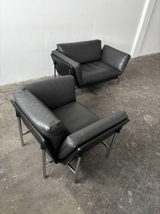 Image 1 of Divano vintage Dema Rataplan, poltrona in pelle