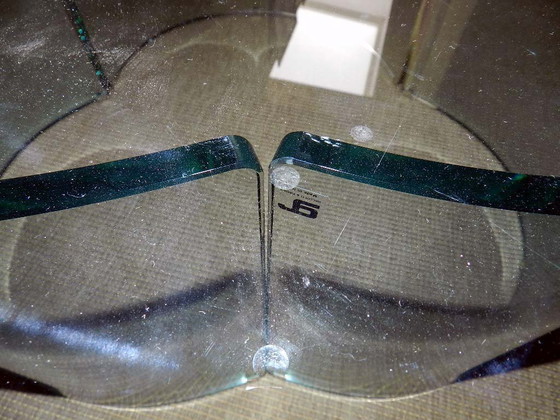 Image 1 of Gallotti & Radice Vintage Glass Coffee Table