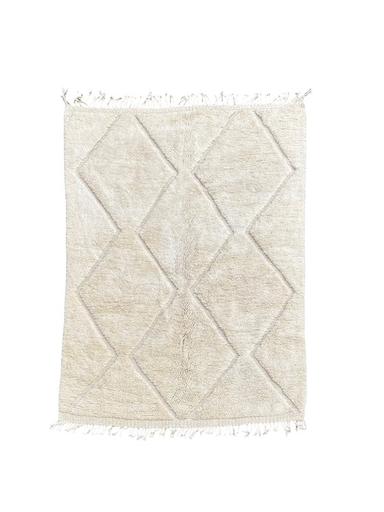 Image 1 of White Naturel Moroccan Wool Rug 