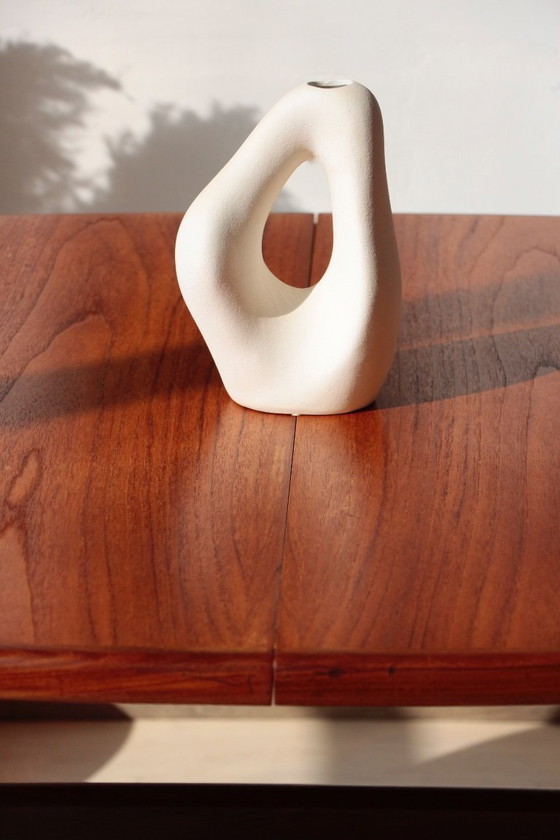 Image 1 of Oval teak dining table - 6 to 8 people - Fresco model - G Plan