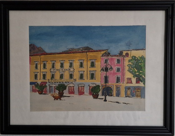 Image 1 of Albergo Stella, peinture à l'aquarelle
