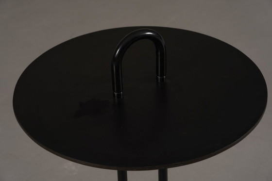 Image 1 of Vintage salontafel met marmeren onderstel van Vico Magistretti voor Cattelan, Italië, jaren 80