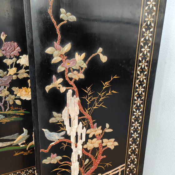 Image 1 of Paravento antico cinese, stile cineseria