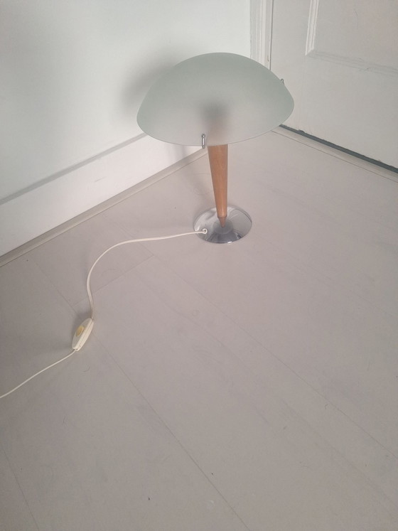 Lampe champignon Ikea – Verre, Bois (photo 4 of 7)