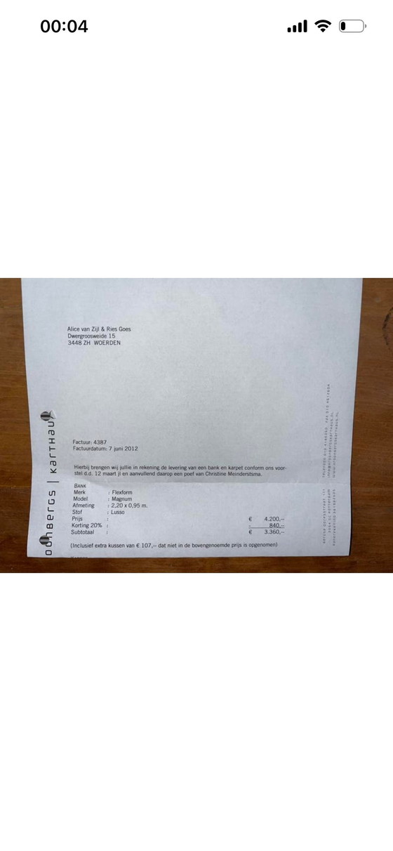 Image 1 of Divano Flexform modello Magnum