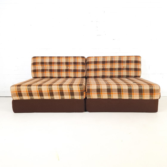 Image 1 of 2x vintage slaapfauteuil