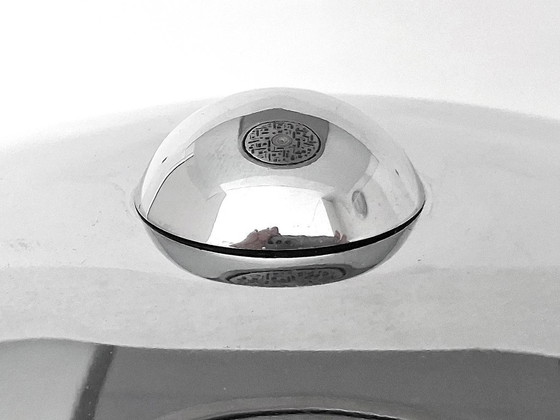 Image 1 of mushroom table lamp chrome