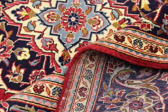 Image 1 of Original Perserteppich Keschan,Kashan Rot 350 x 245 cm Top Zustand Klassik Alt