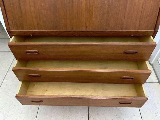 Image 1 of Vintage Deense secretaire Bernhard Pedersen & Zoon