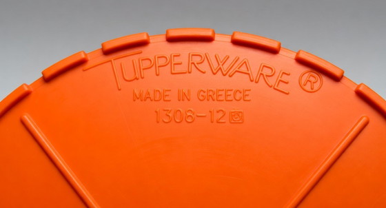 Image 1 of Ensemble de 3 pièces Tupperware vintage : pichet à jus, shaker et tour à épices