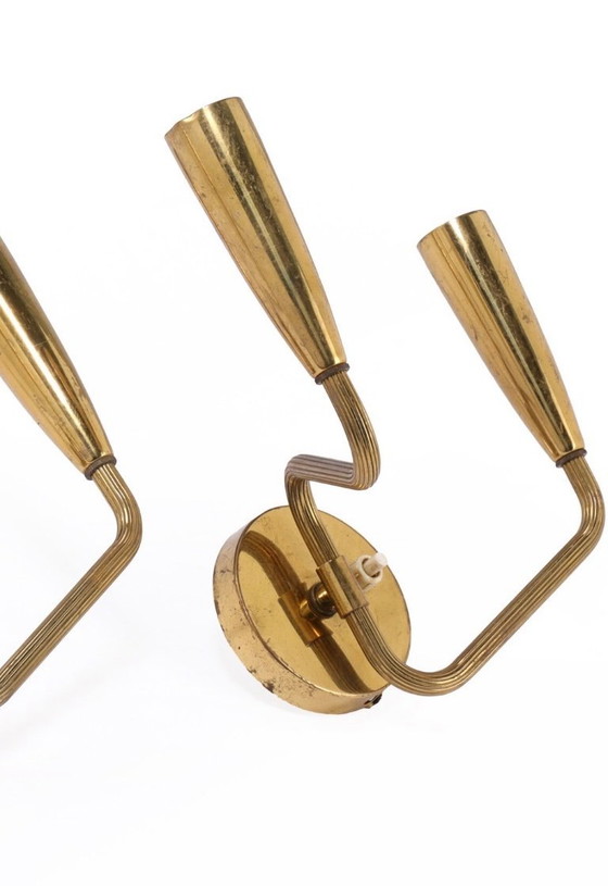 Image 1 of Italian pair of sconces 1960,s