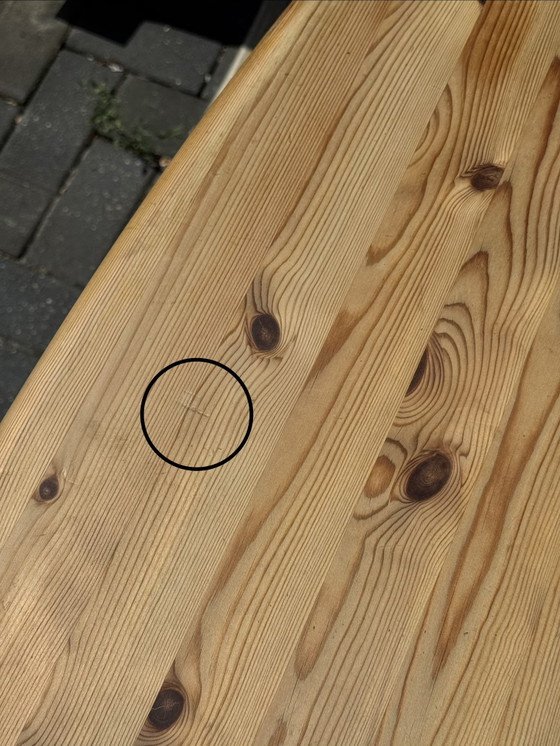 Image 1 of Set da pranzo Rainer Daumiller in pino, composto da 6 pezzi, con tavolo allungabile.
