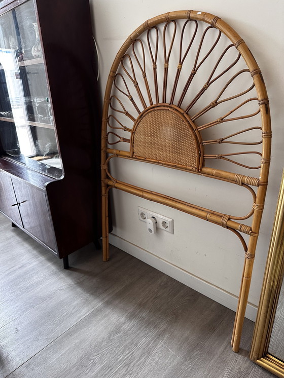 Image 1 of Tête de lit 70s Rattan