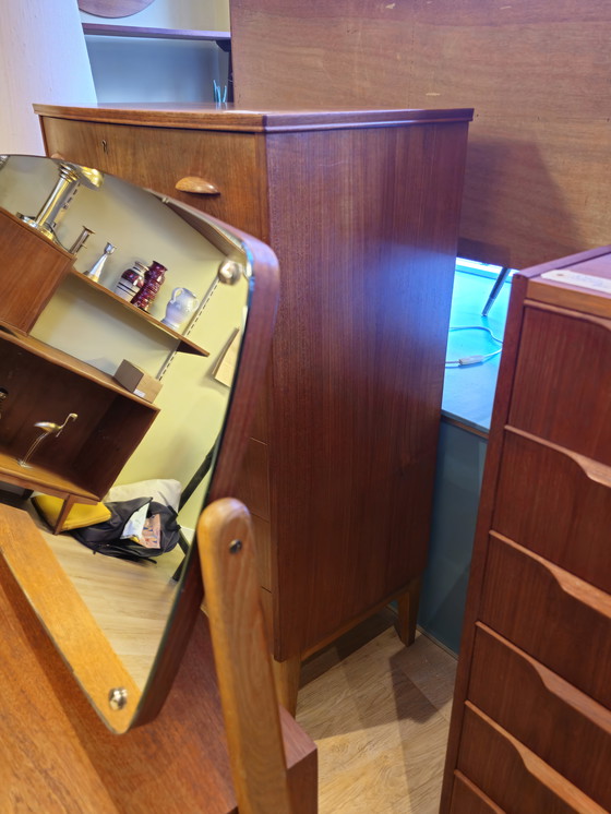 Image 1 of Vintage Danish Make-up Dressing Table Specchio Make-up Dressing Table