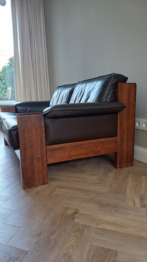 Leolux Vintage Leren Design Bank (Harry de Groot)