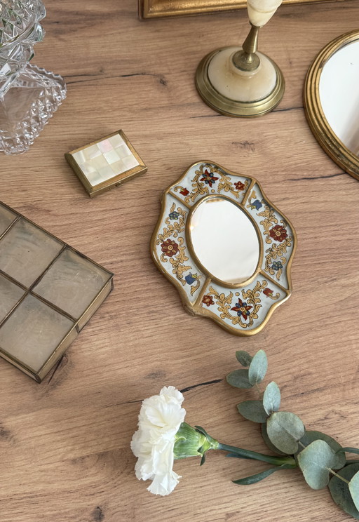 Specchio peruviano d'epoca